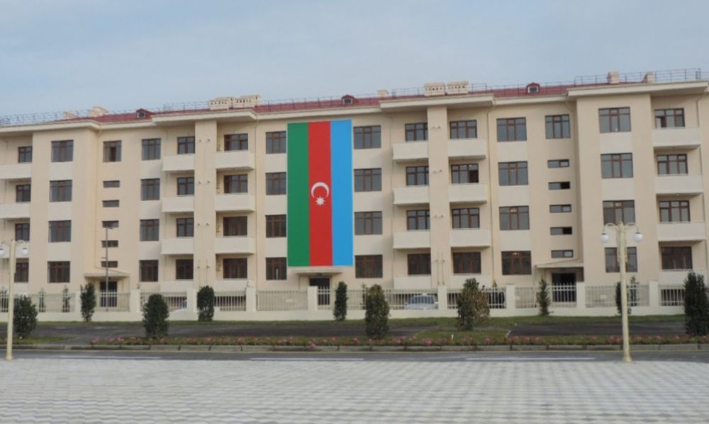 Four-storey residential building No. 5 with 36 apartments in Kurdamir region