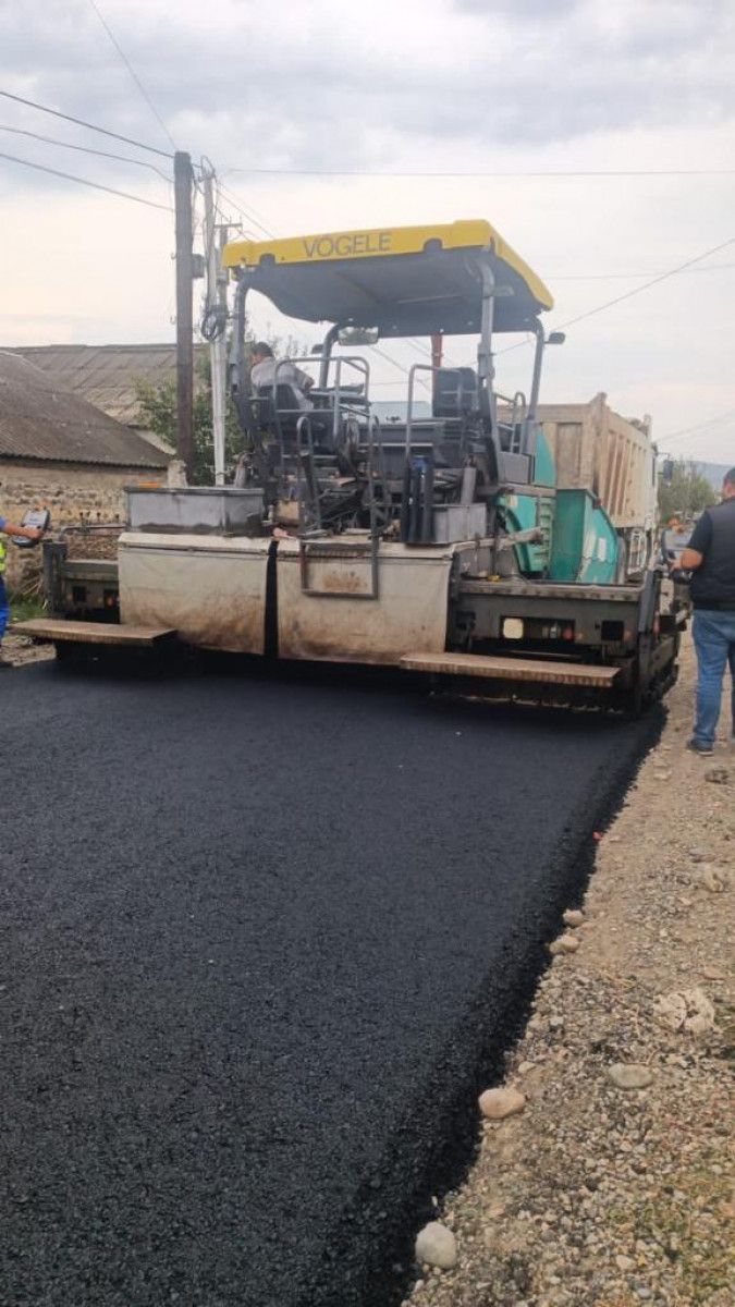 Капитальный ремонт дорог в Товузском районе